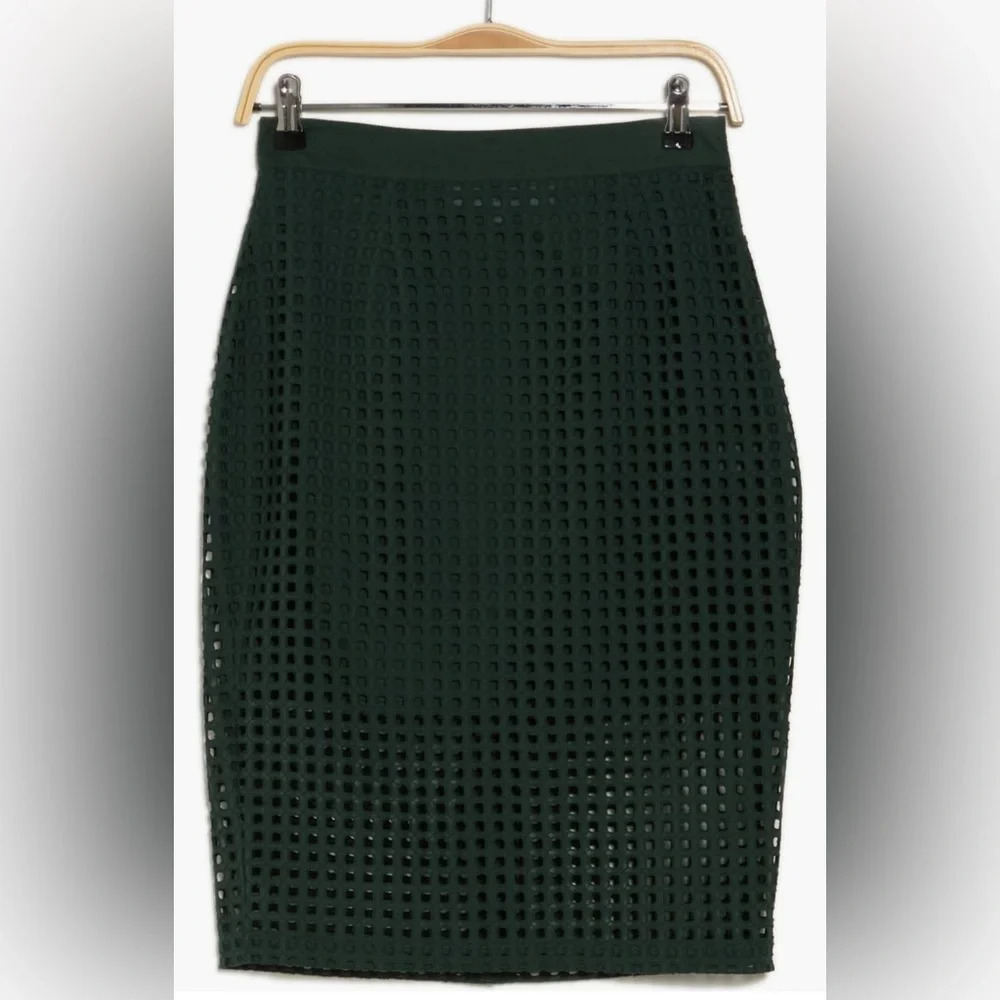 Walter Baker Faye Knit Green Skirt Size 10